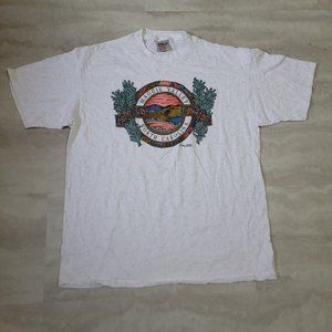 Vintage Maggie Valley North Carolina Mountains Suttons Graphic Oneita Power-T XL